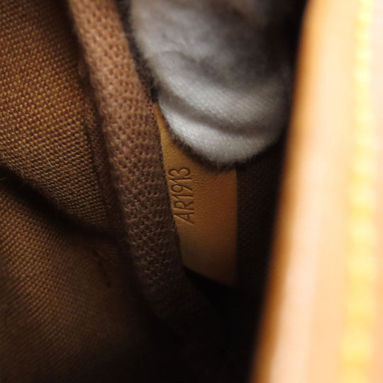 LOUIS VUITTON Shoulder Bag M42256 Monogram canvas Brown Saumur M Women Used Authentic