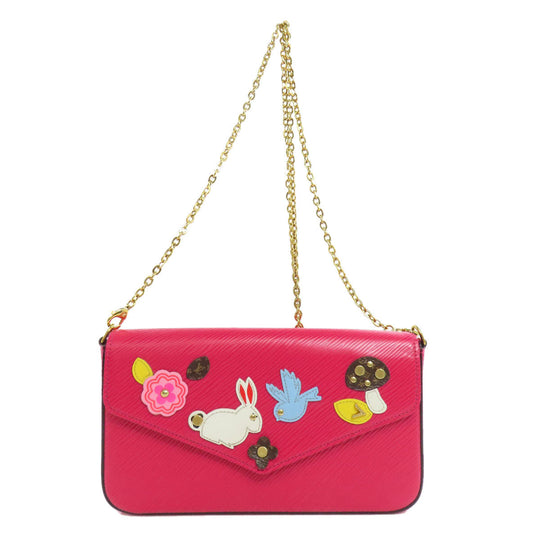 LOUIS VUITTON Shoulder Bag M62614 Epi pink Pochette Felice Women Used Authentic