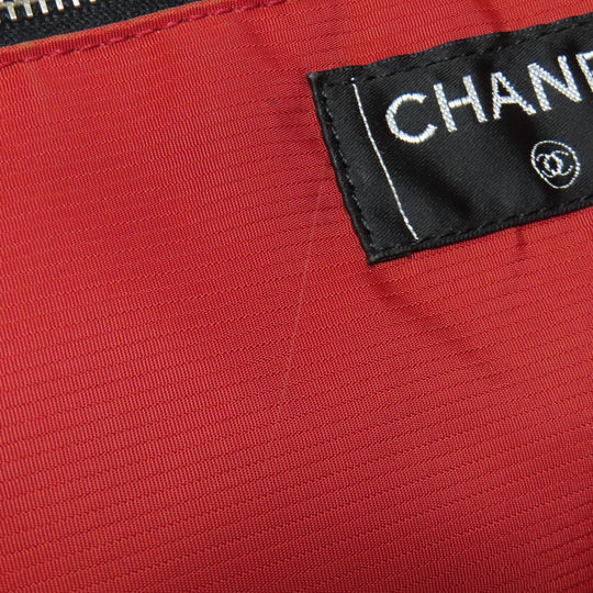 CHANEL Tote Bag Nylon black Travel line MM Women Used Authentic