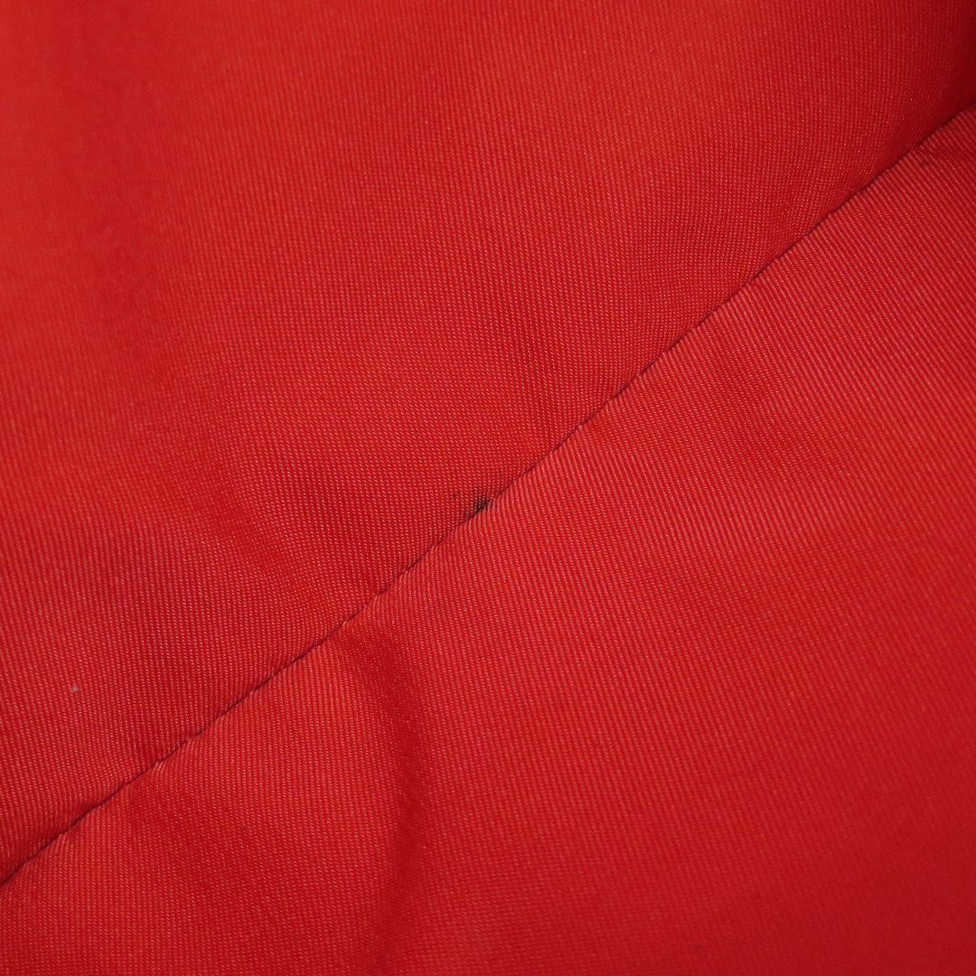 CHANEL Tote Bag Nylon jacquard Red New Travel Line MM Women Used Authentic