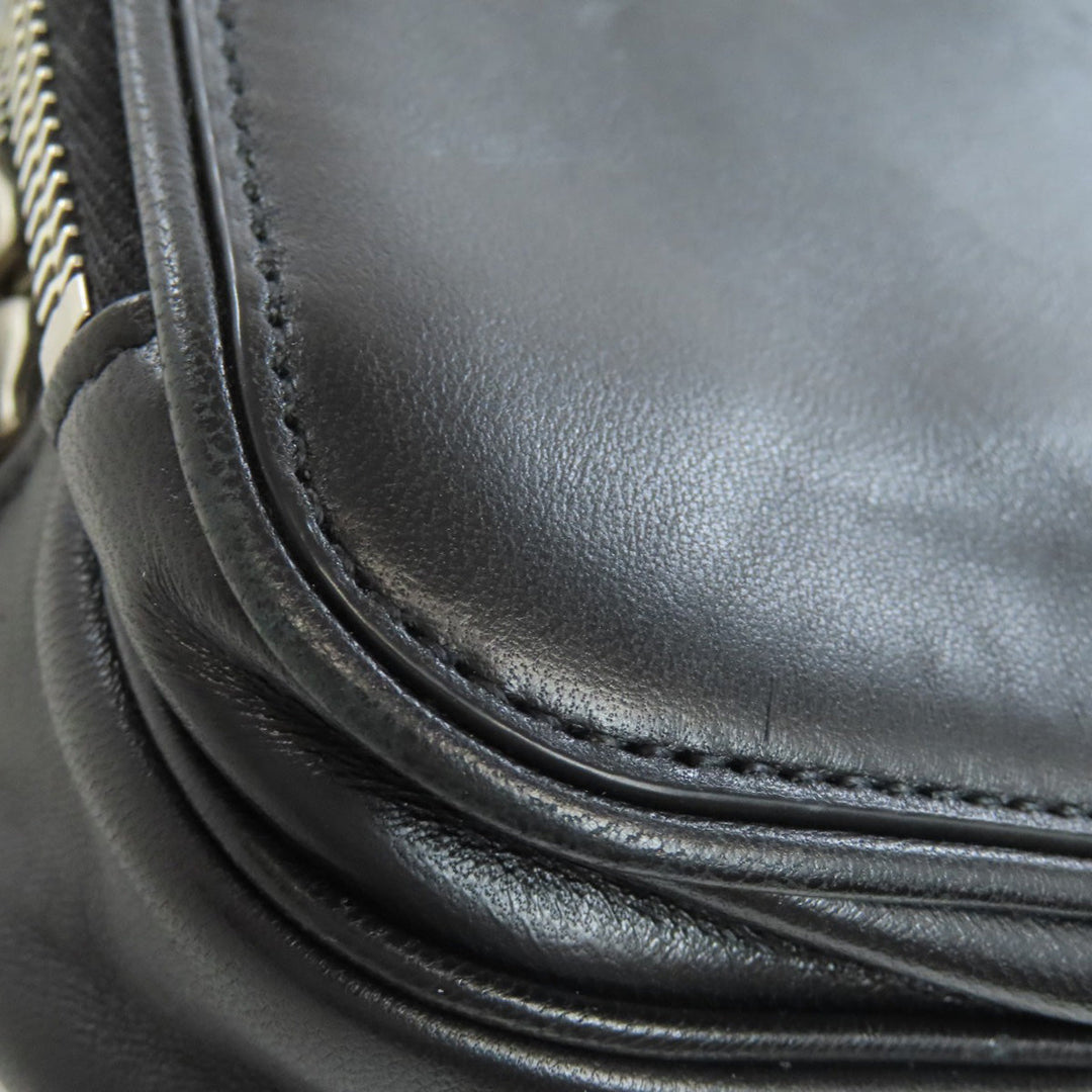SAINT LAURENT Shoulder Bag leather Brown Embossing