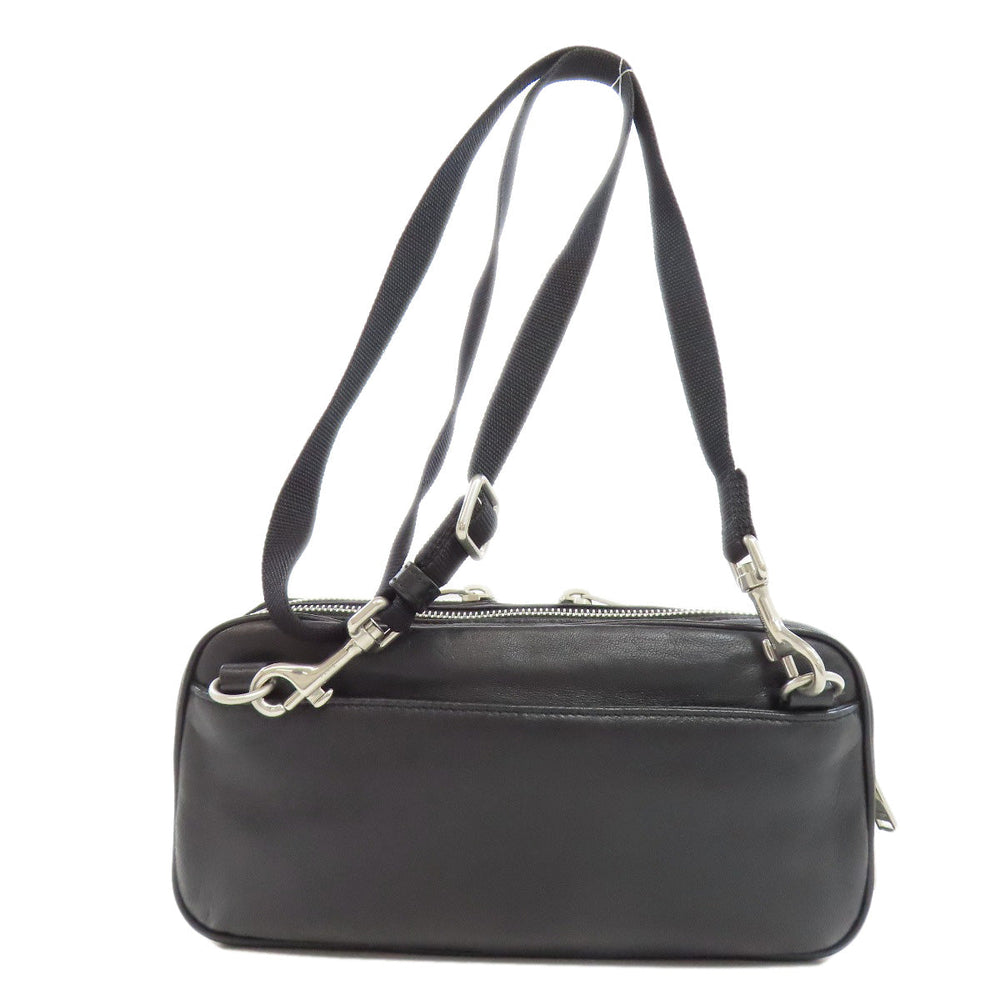 SAINT LAURENT Shoulder Bag leather Brown Embossing