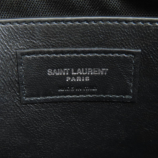 SAINT LAURENT Shoulder Bag leather Brown Embossing