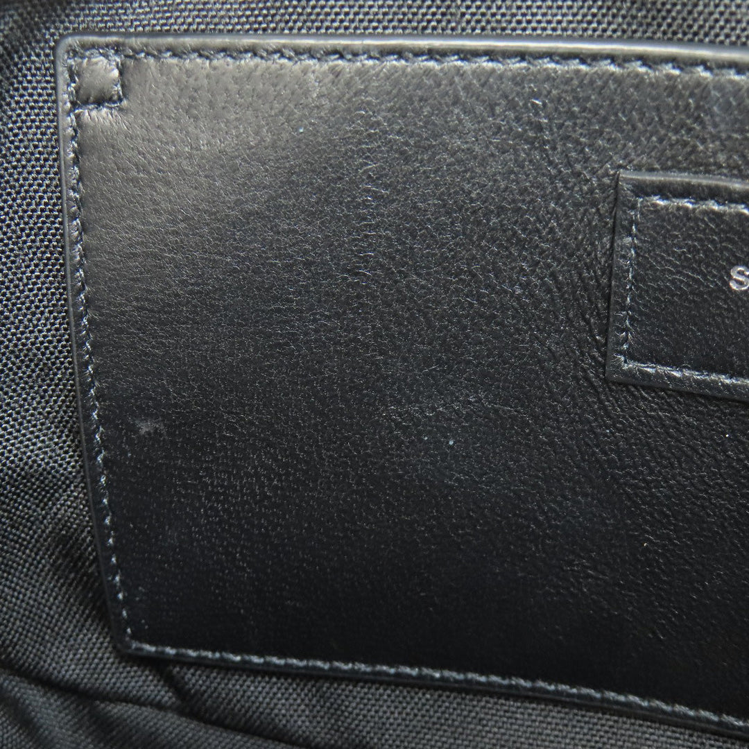 SAINT LAURENT Shoulder Bag leather Brown Embossing