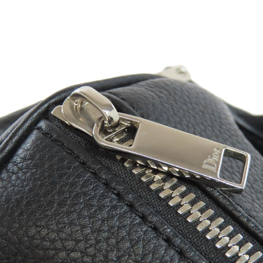 Christian Dior Shoulder Bag Calfskin black Atelier Roller Women Used Authentic
