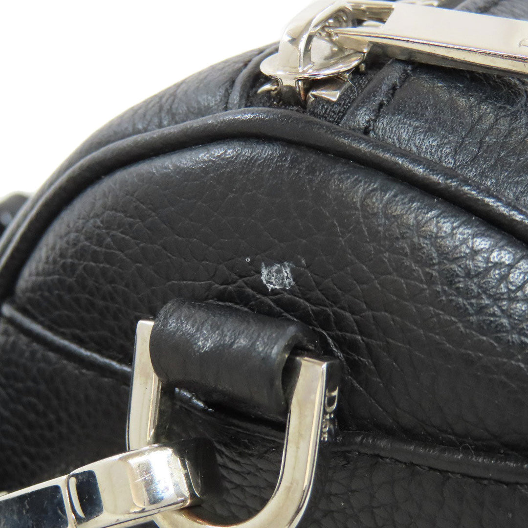 Christian Dior Shoulder Bag Calfskin black Atelier Roller Women Used Authentic