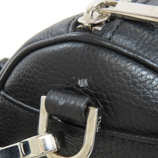 Christian Dior Shoulder Bag Calfskin black Atelier Roller Women Used Authentic