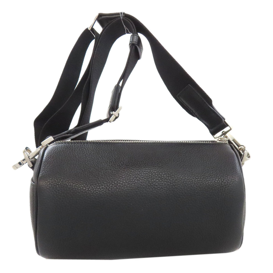 Christian Dior Shoulder Bag Calfskin black Atelier Roller Women Used Authentic