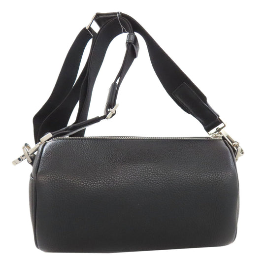 Christian Dior Shoulder Bag Calfskin black Atelier Roller Women Used Authentic