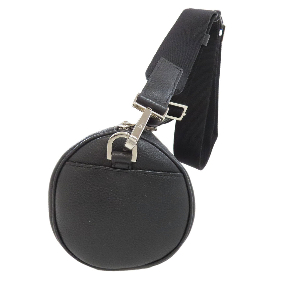 Christian Dior Shoulder Bag Calfskin black Atelier Roller Women Used Authentic
