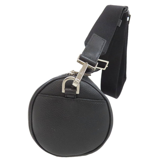 Christian Dior Shoulder Bag Calfskin black Atelier Roller Women Used Authentic