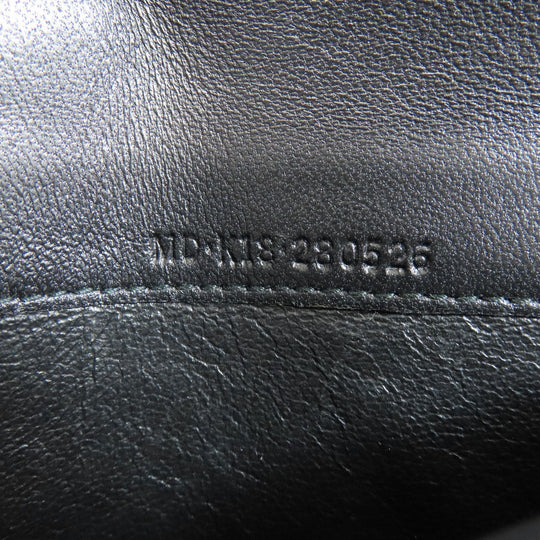 BVLGARI Long Wallet Purse leather black Bulgari Bulgari