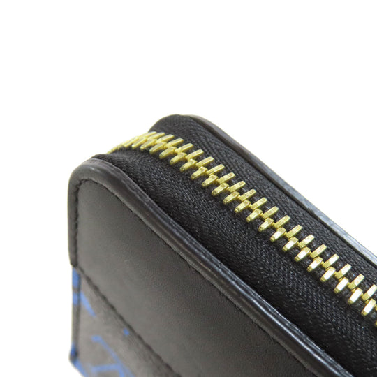 LOUIS VUITTON Long Wallet Purse M67235 Monogram canvas black Zippy wallet mens Used Authentic