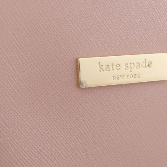 Kate Spade Tote Bag PVC beige 2WAY Women Used Authentic
