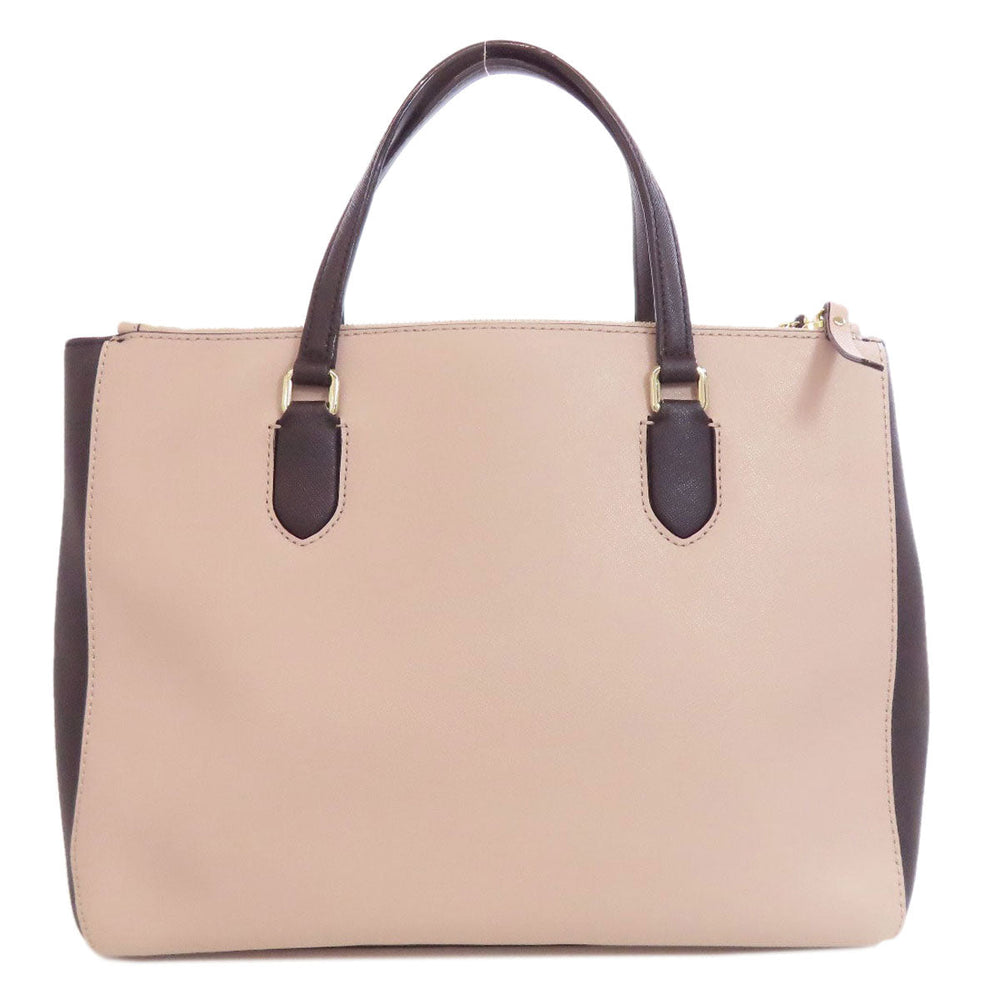 Kate Spade Tote Bag PVC beige 2WAY Women Used Authentic