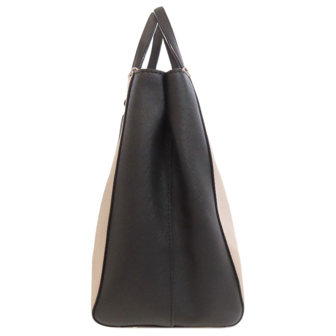 Kate Spade Tote Bag PVC beige 2WAY Women Used Authentic