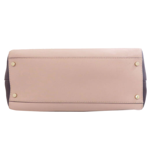 Kate Spade Tote Bag PVC beige 2WAY Women Used Authentic