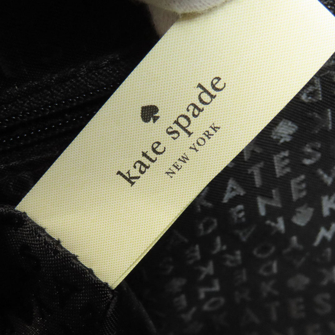 Kate Spade Tote Bag PVC beige 2WAY Women Used Authentic