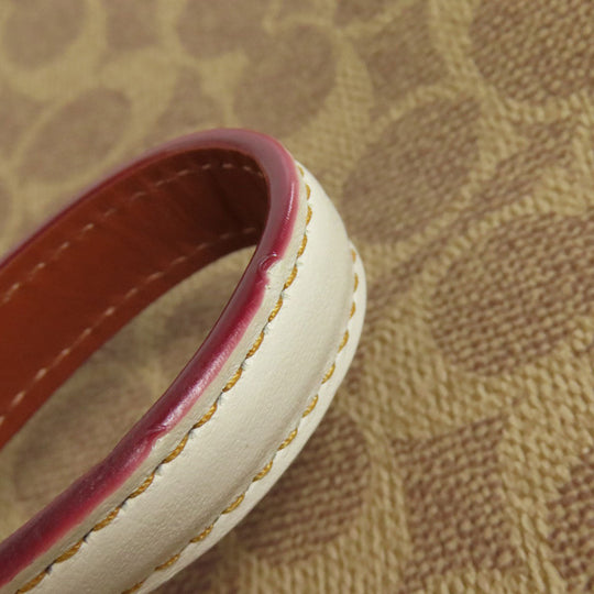 COACH Shoulder Bag 38580 PVC Brown Sutton Hobo One Belt Signature 2WAY