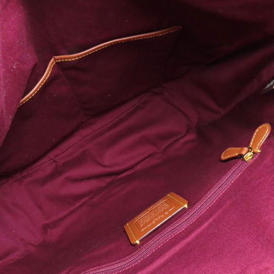 COACH Shoulder Bag 38580 PVC Brown Sutton Hobo One Belt Signature 2WAY