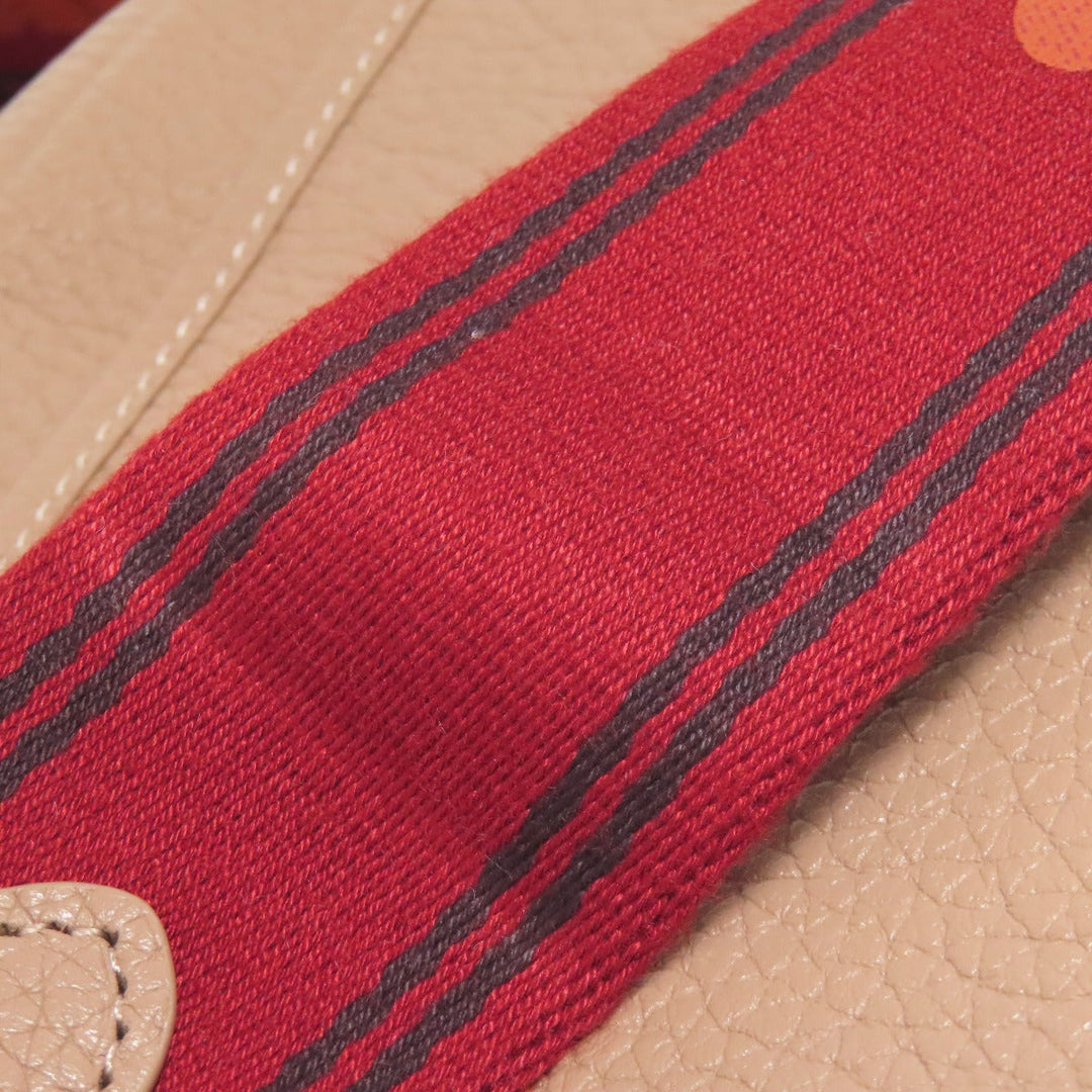 COACH Shoulder Bag C7956 leather beige Long shoulder Women Used Authentic