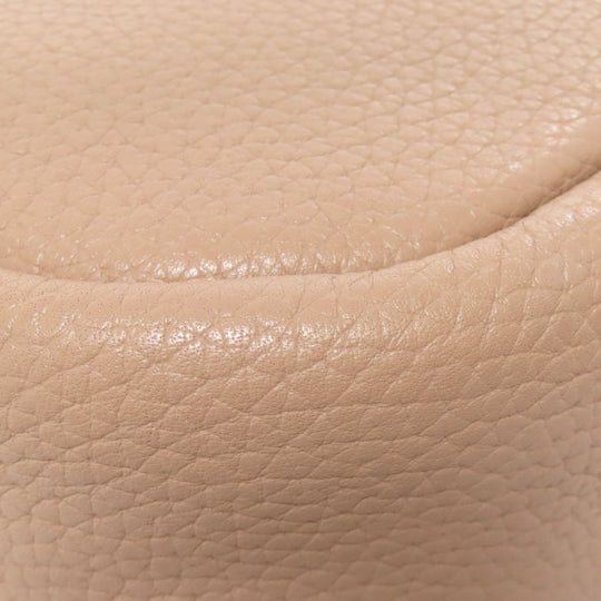 COACH Shoulder Bag C7956 leather beige Long shoulder Women Used Authentic