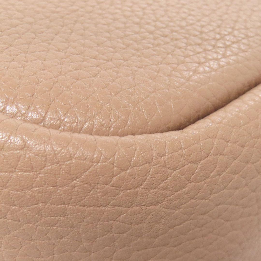 COACH Shoulder Bag C7956 leather beige Long shoulder Women Used Authentic