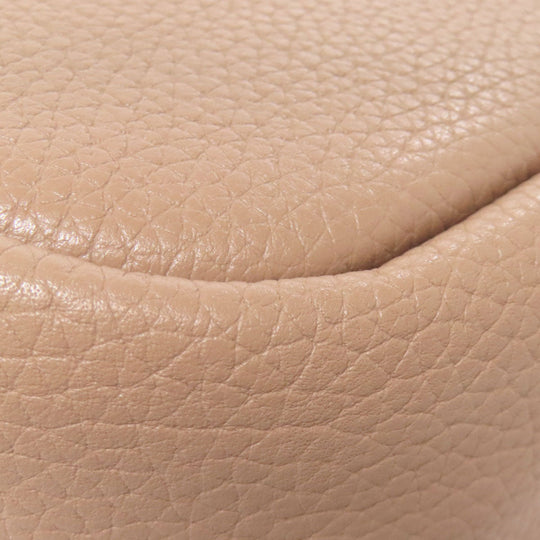 COACH Shoulder Bag C7956 leather beige Long shoulder Women Used Authentic