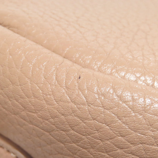 COACH Shoulder Bag C7956 leather beige Long shoulder Women Used Authentic