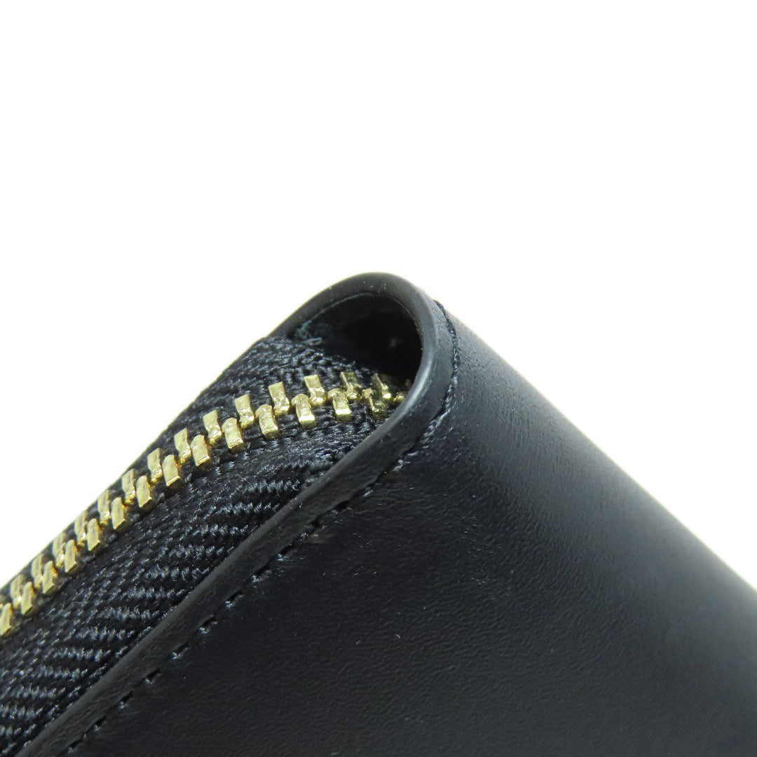 Paul Smith Long Wallet Purse leather black logo