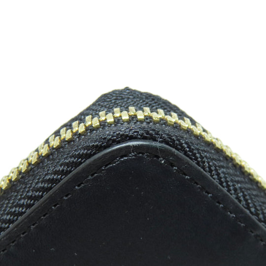 Paul Smith Long Wallet Purse leather black logo