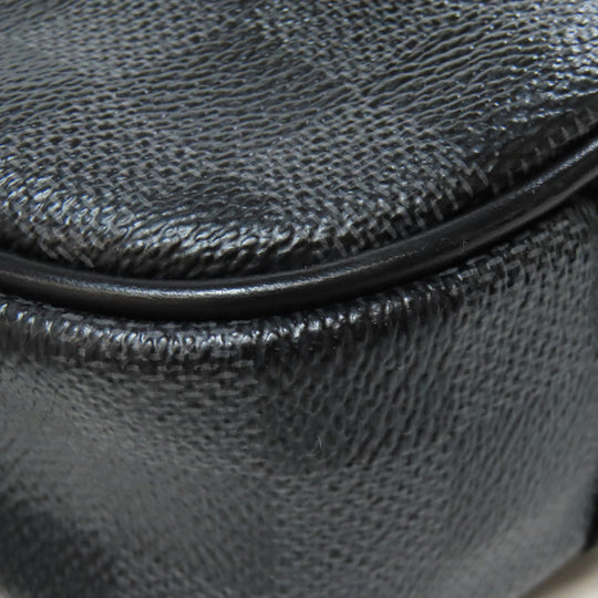 LOUIS VUITTON Hip bag N41289 Damier canvas black Ambreil mens Used Authentic