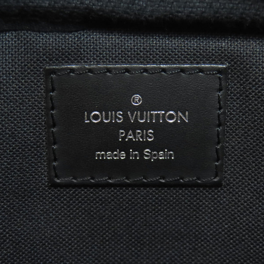 LOUIS VUITTON Hip bag N41289 Damier canvas black Ambreil mens Used Authentic
