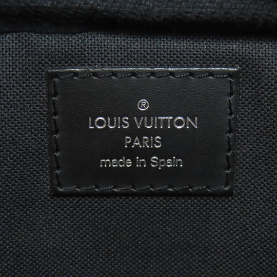 LOUIS VUITTON Hip bag N41289 Damier canvas black Ambreil mens Used Authentic