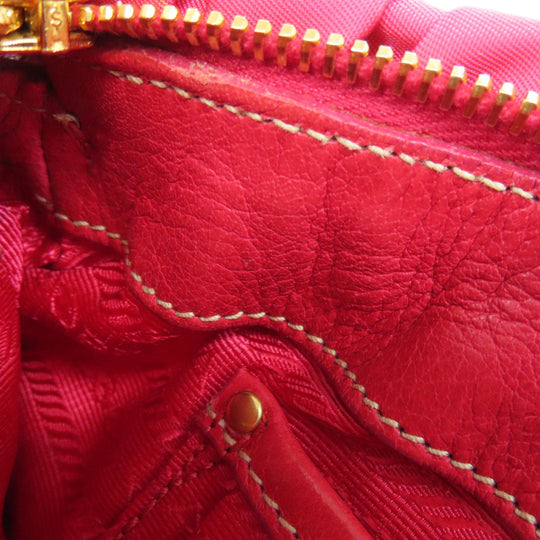 PRADA Handbag Nylon pink Gathered 2WAY