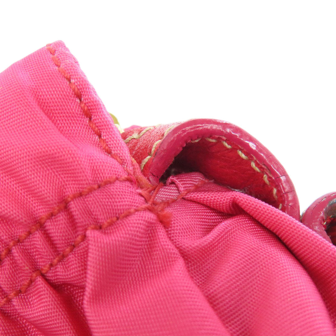 PRADA Handbag Nylon pink Gathered 2WAY