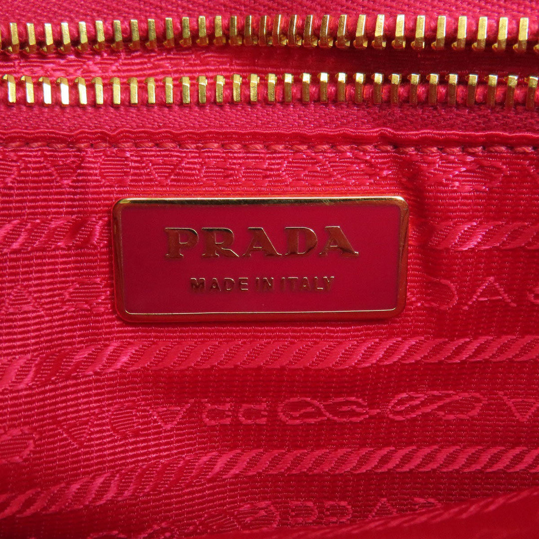 PRADA Handbag Nylon pink Gathered 2WAY