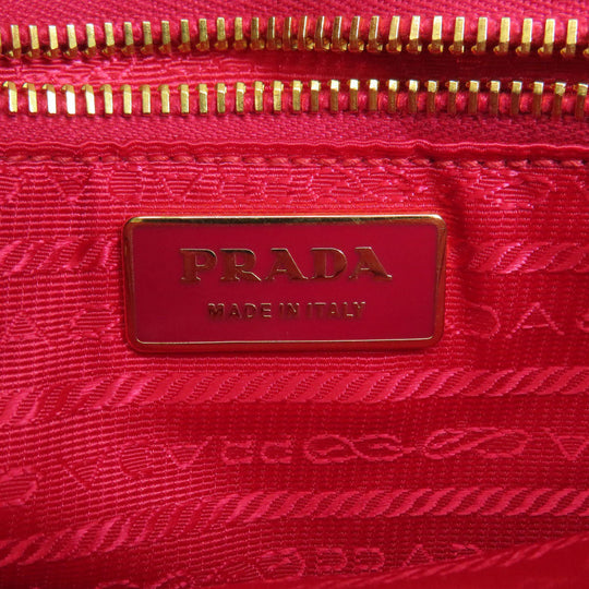 PRADA Handbag Nylon pink Gathered 2WAY