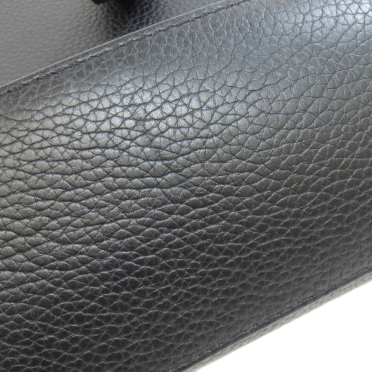 LOUIS VUITTON Tote Bag M50086 Calfskin black Hippo voyage mens Used Authentic