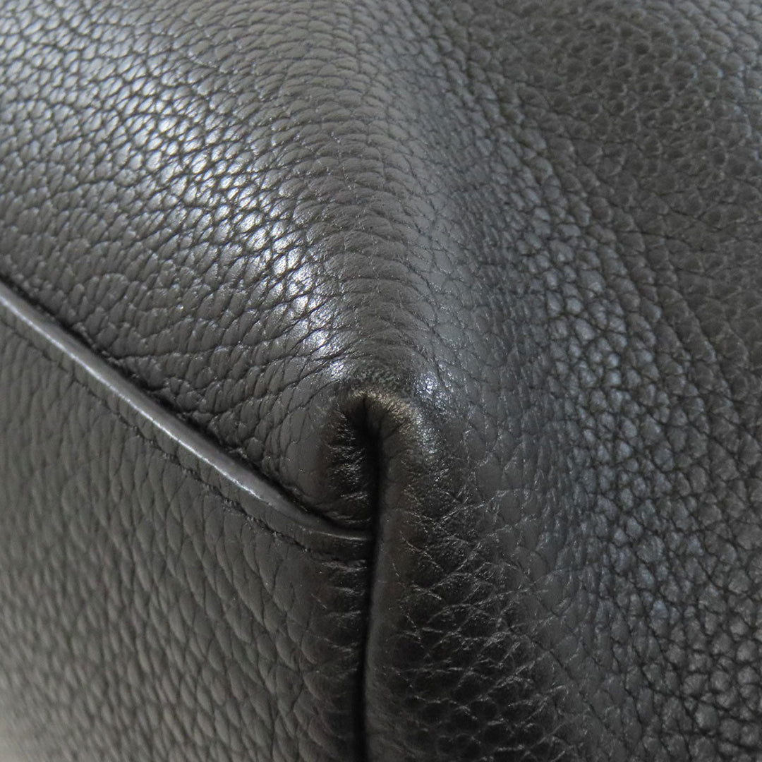 LOUIS VUITTON Tote Bag M50086 Calfskin black Hippo voyage mens Used Authentic