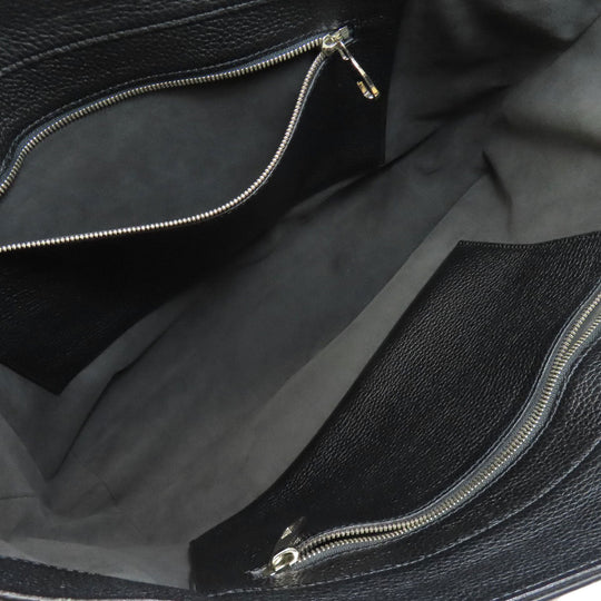 LOUIS VUITTON Tote Bag M50086 Calfskin black Hippo voyage mens Used Authentic