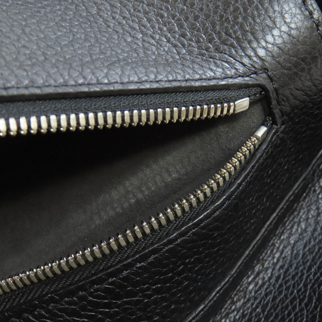 LOUIS VUITTON Tote Bag M50086 Calfskin black Hippo voyage mens Used Authentic