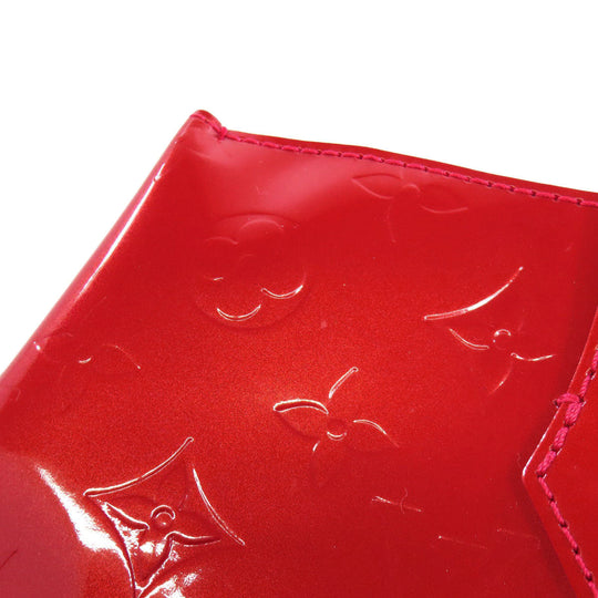 LOUIS VUITTON Handbag M93642 Vernis Red Wilsher PM Women Used Authentic