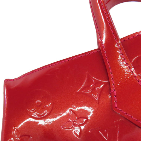 LOUIS VUITTON Handbag M93642 Vernis Red Wilsher PM Women Used Authentic