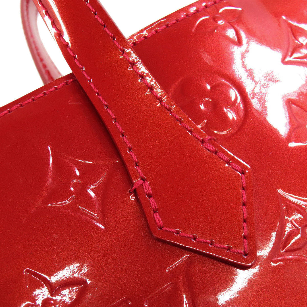 LOUIS VUITTON Handbag M93642 Vernis Red Wilsher PM Women Used Authentic