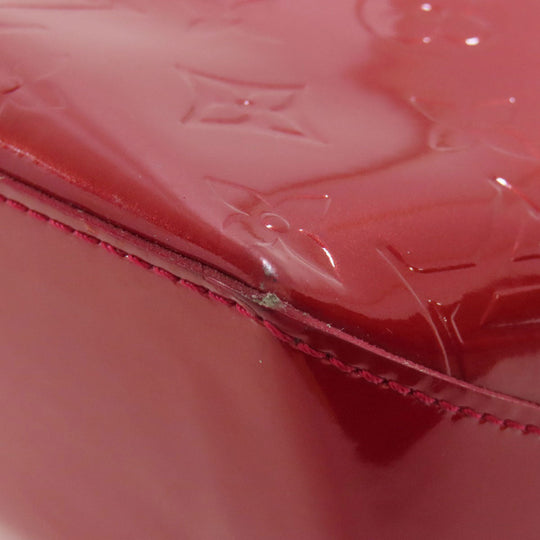 LOUIS VUITTON Handbag M93642 Vernis Red Wilsher PM Women Used Authentic