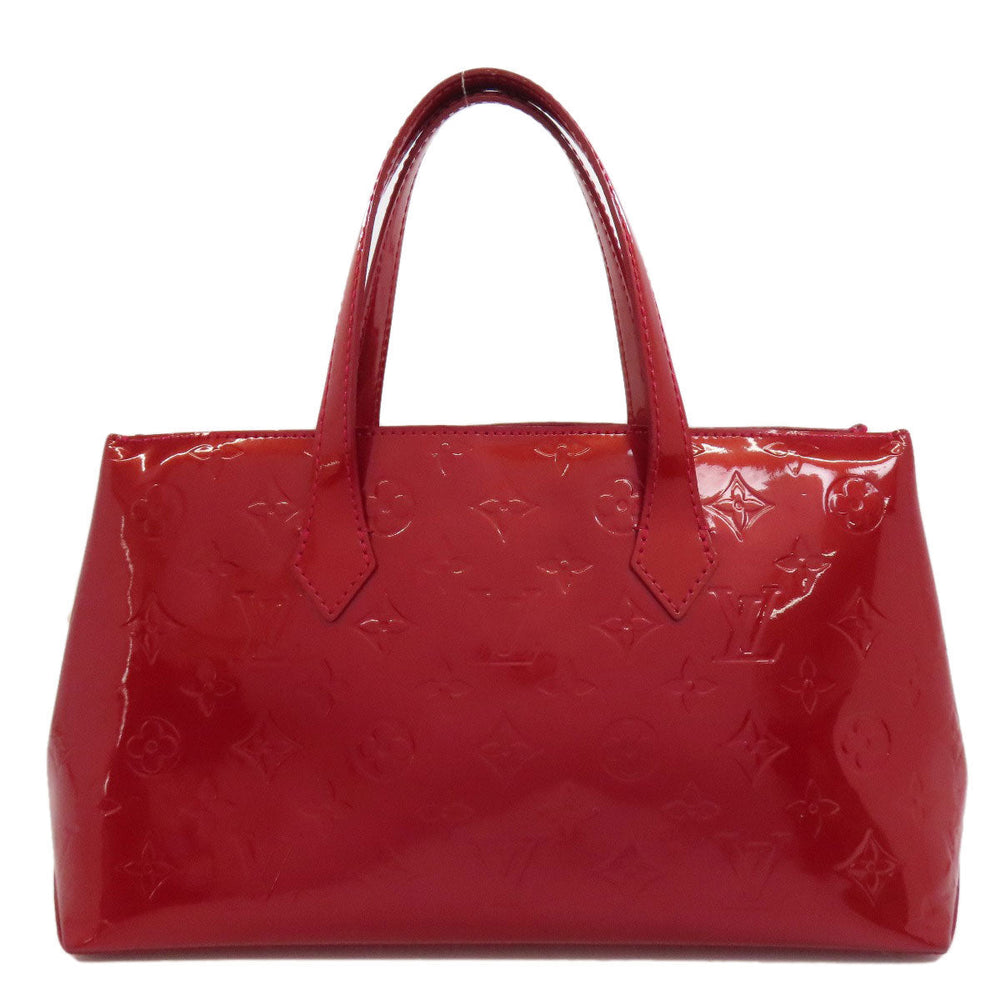 LOUIS VUITTON Handbag M93642 Vernis Red Wilsher PM Women Used Authentic