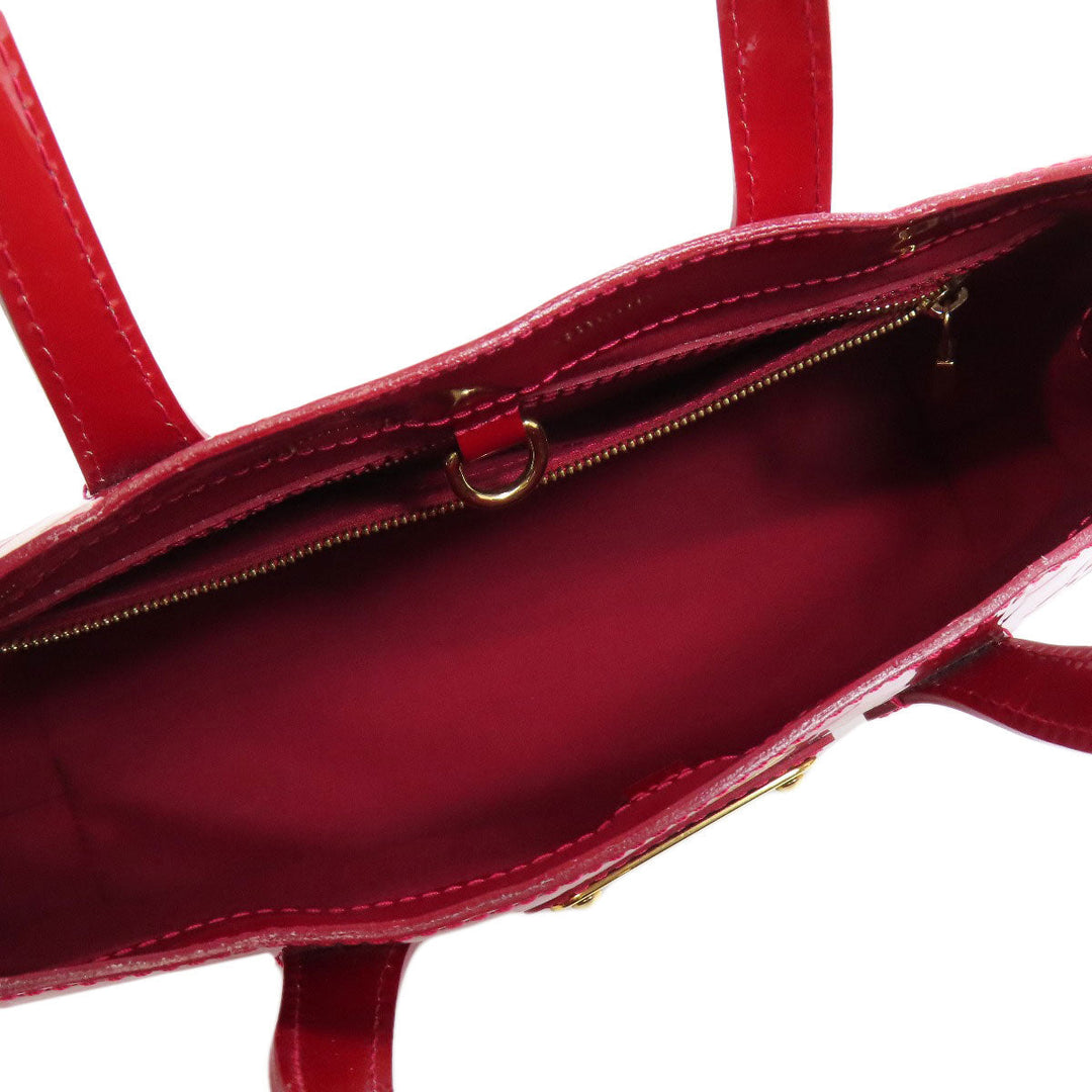 LOUIS VUITTON Handbag M93642 Vernis Red Wilsher PM Women Used Authentic