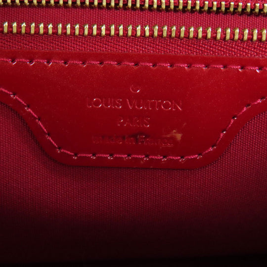 LOUIS VUITTON Handbag M93642 Vernis Red Wilsher PM Women Used Authentic