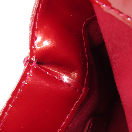 LOUIS VUITTON Handbag M93642 Vernis Red Wilsher PM Women Used Authentic